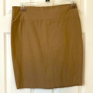 Khaki Pencil Skirt